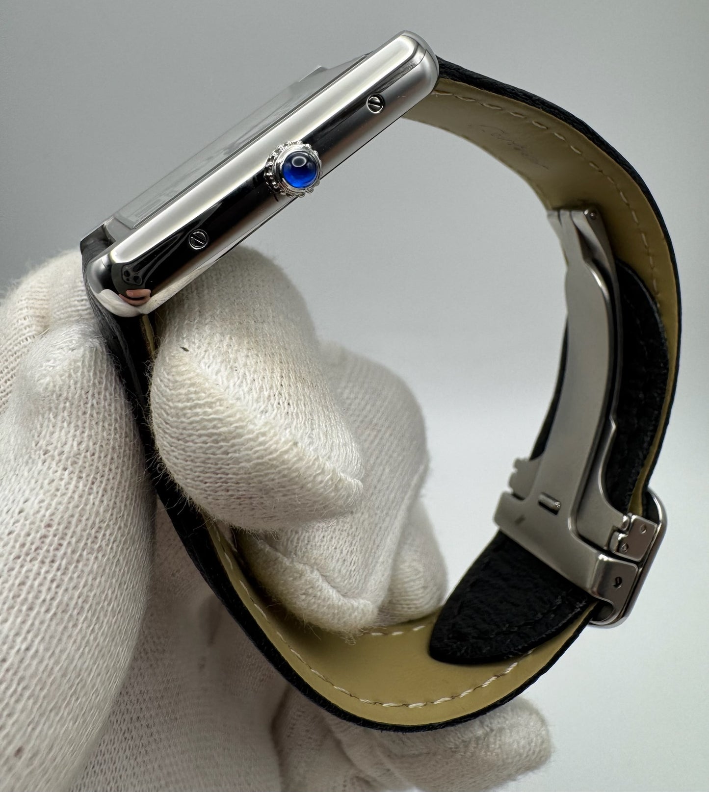 Cartier Tank Solo Steel Large Size Quartz Silver Dial (Full-Set/Unworn)