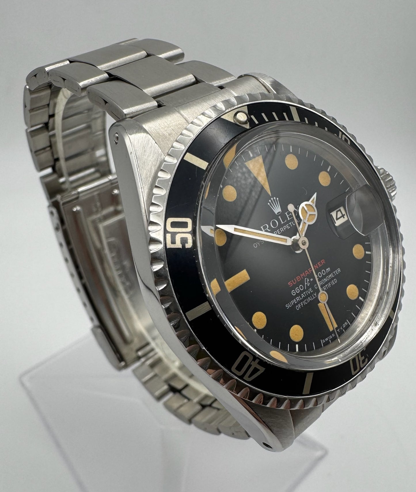 Rolex Submariner 1680 MK4 Red Stunning Patina (Full-Set/Serviced)