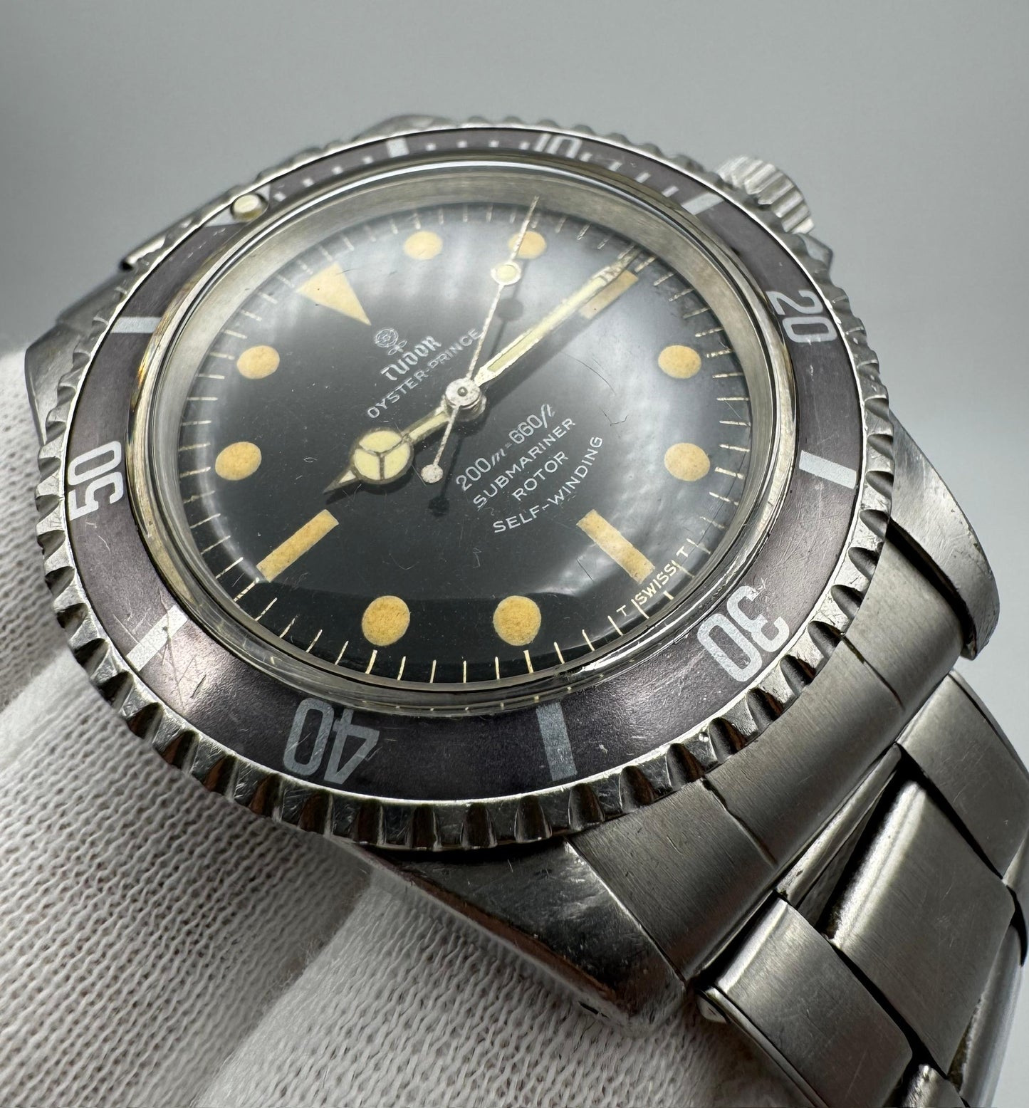 Tudor Submariner 7928 Glossy Gilt Zinc Sulfide 1965 (Full-Set)