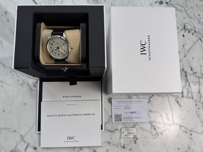 IWC Pilot Mark XX 40 White Dial 5 Days Power Reserve 2024 (Full-Set)