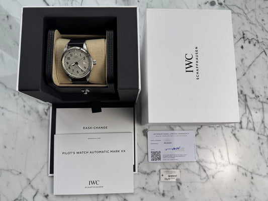 IWC Pilot Mark XX 40 White Dial 5 Days Power Reserve 2024 (Full-Set)