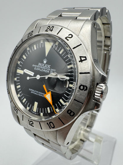 Rolex Explorer II 1655 Steve McQueen Full Steel Yellow Patina MK2 1973 (Full-Set)