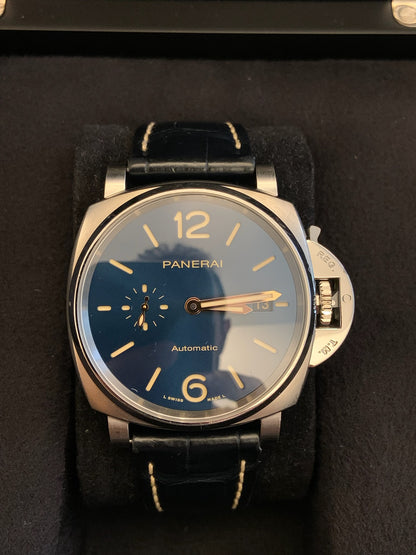 Panerai Luminor Due Titanium with Blue Dial