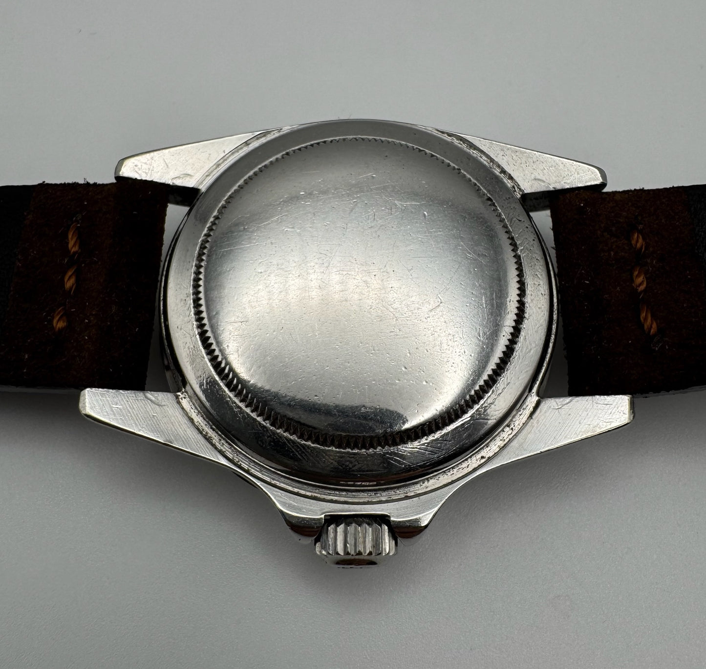 Rolex Submariner No Date 5513 “Feet First” Head Heavy Patina Maxi Dial Blue Insert 1965 (Serviced)