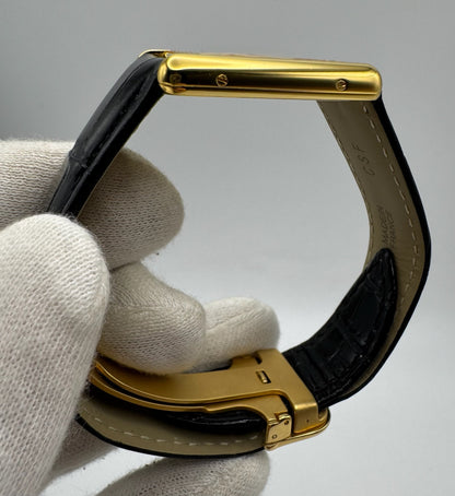 Cartier Tank Vermeil Gold Plated White Dial (Mint)