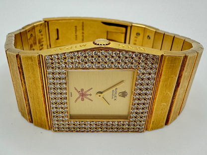 Rolex Cellini King Midas Yellow Gold with Factory Diamonds Kabouss “Khanjar” (NOS / Full-Set)