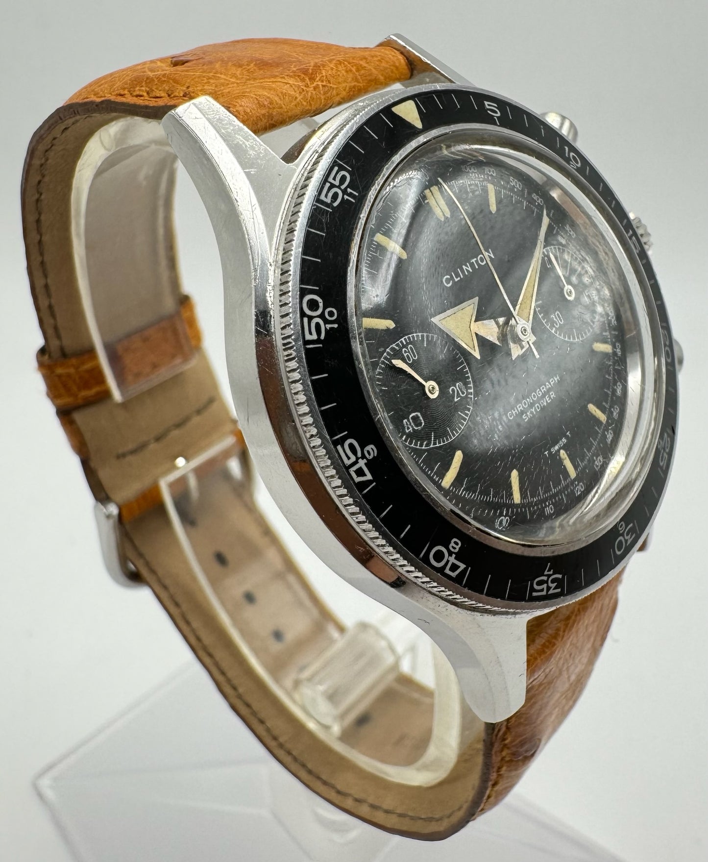 Clinton Skydiver Chronograph Broad Arrow