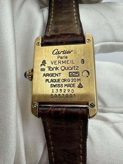 Cartier Tank Vermeil