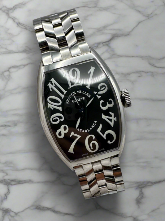 Franck Muller Casablanca Full Steel Black Dial (Unpolished)