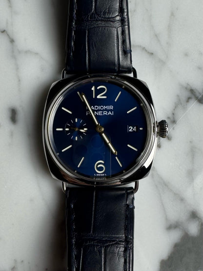 Panerai Radiomir 40 Quaranta Blue Dial 2024 (Full-Set/Warranty/Unworn)