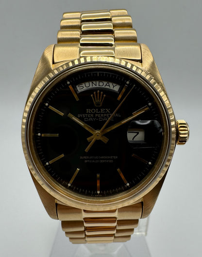 Rolex Day-Date Full Gold with Black Dial