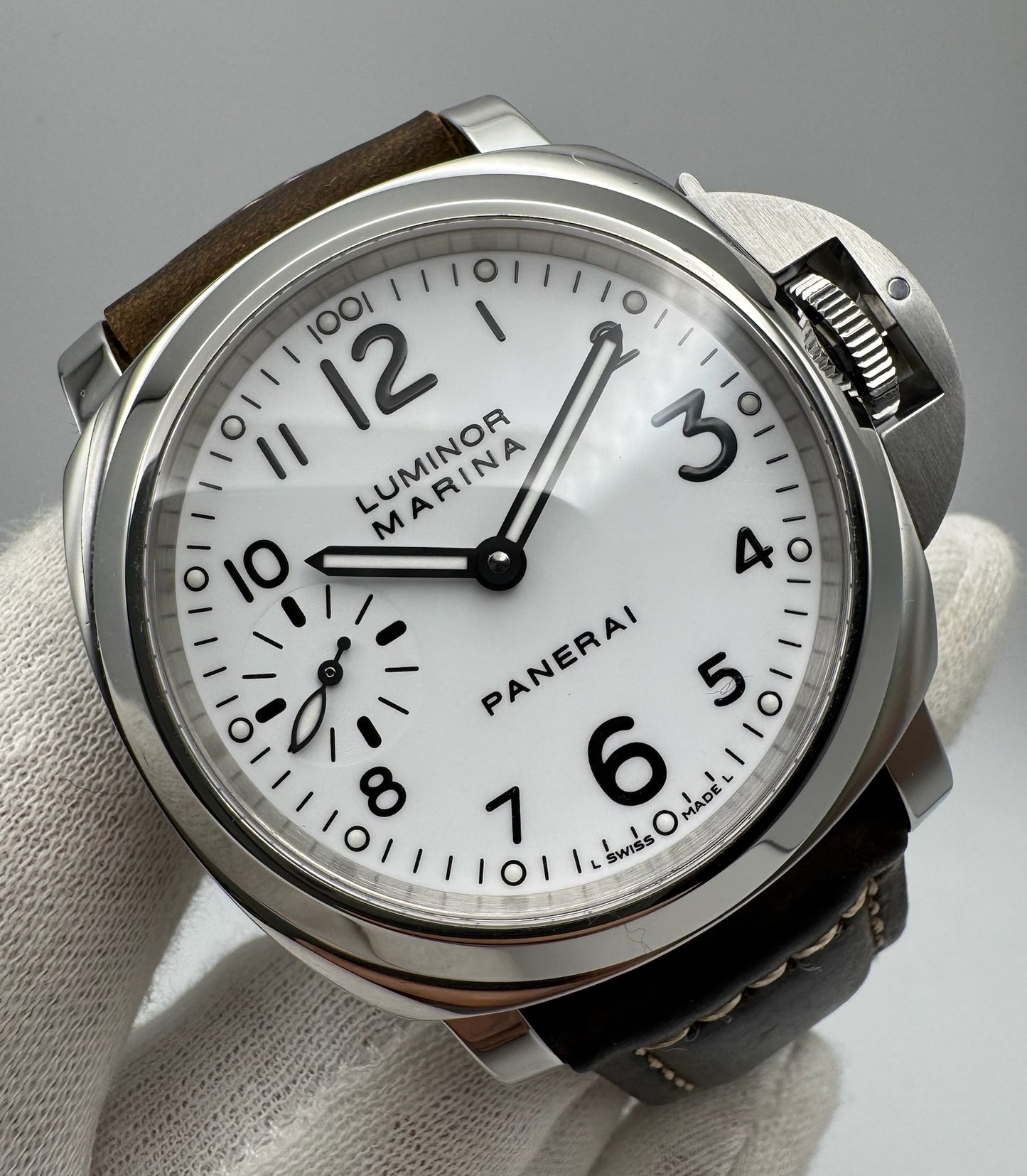 Panerai Luminor Marina 44 PAM113 White Dial 2011 (Full-Set/Mint)