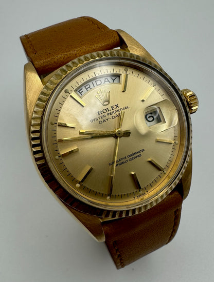 Rolex Day-Date 36 Yellow Gold with Champagne Dial 1960s