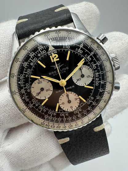 Breitling Navitimer Vintage 806 Steel Twin Jet Stunning Patina (Serviced)