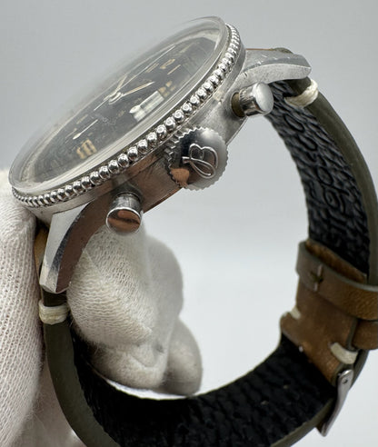 Breitling Navitimer 806 AOPA Steel Tropical Brown Dial Yellow Patina Bead Bezel (Unpolished/Serviced)