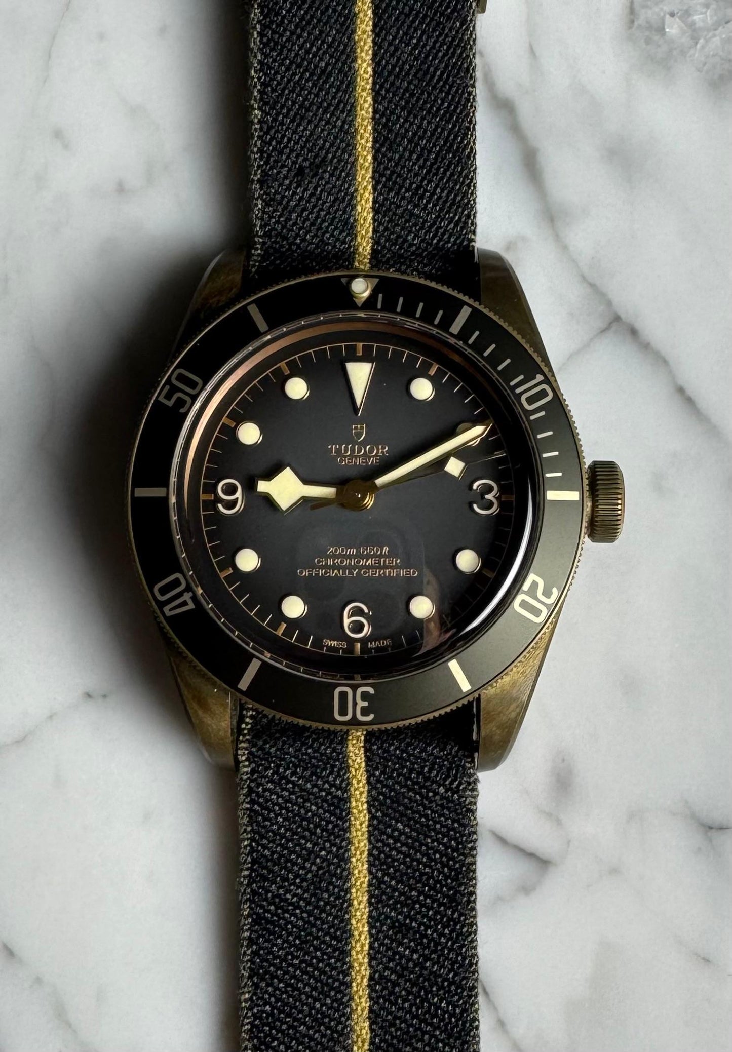 Tudor Black Bay Bronze Grey Dial Nice Patina 2019 (Full-Set/Mint)