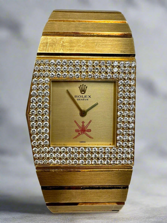 Rolex Cellini King Midas Yellow Gold with Factory Diamonds Kabouss “Khanjar” (NOS / Full-Set)