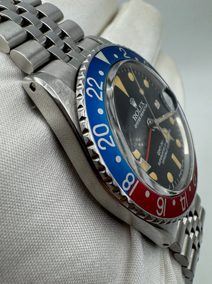 Rolex GMT-Master 1675 Tritium Patina Service Dial 1966