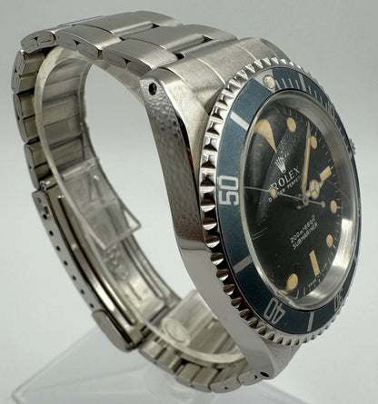 Rolex Submariner No Date Meters First Pumpkin Patina Blue Faded Insert