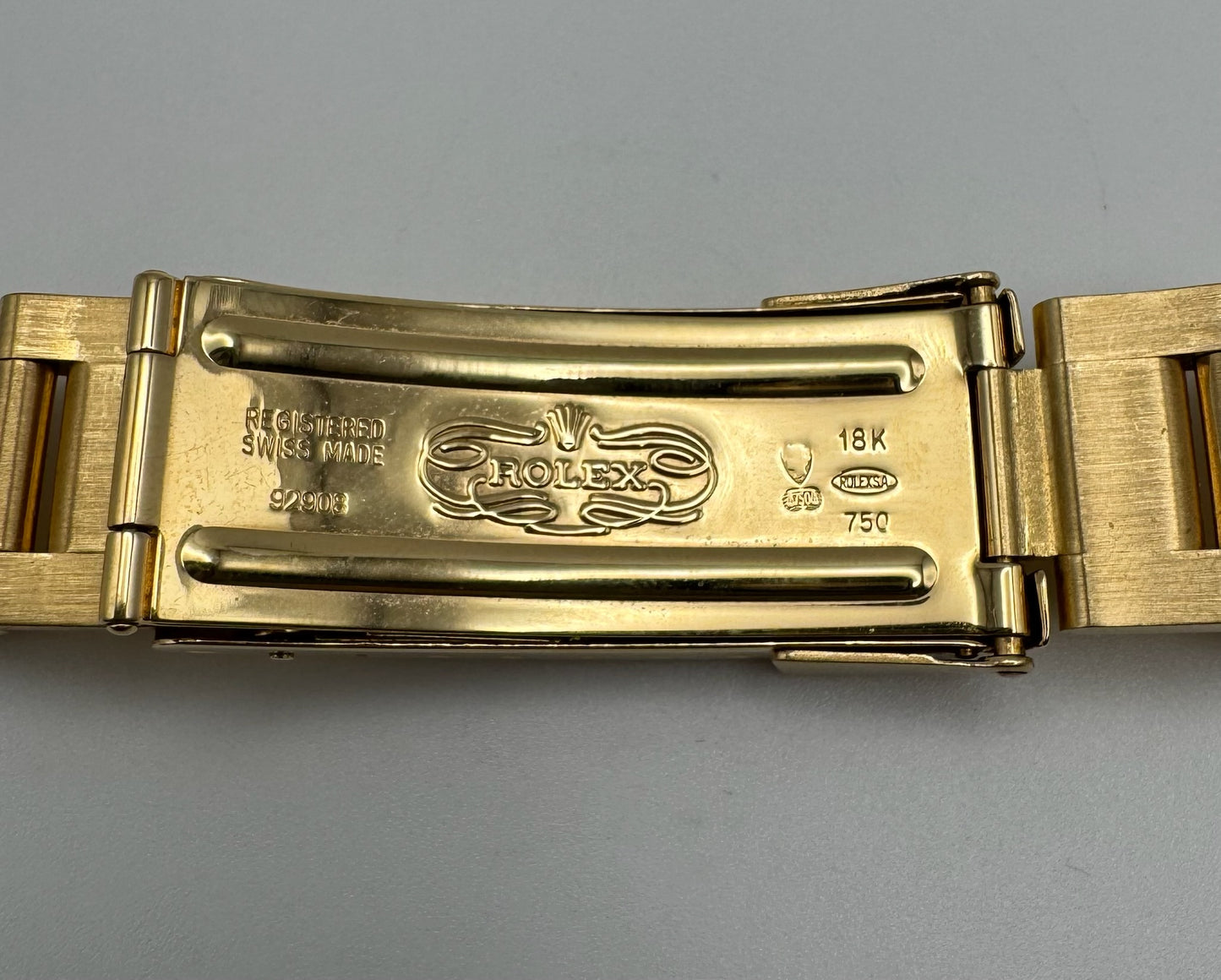 Rolex Submariner Date Full Yellow Gold Bracelet 18K No Stretch (Excellent)