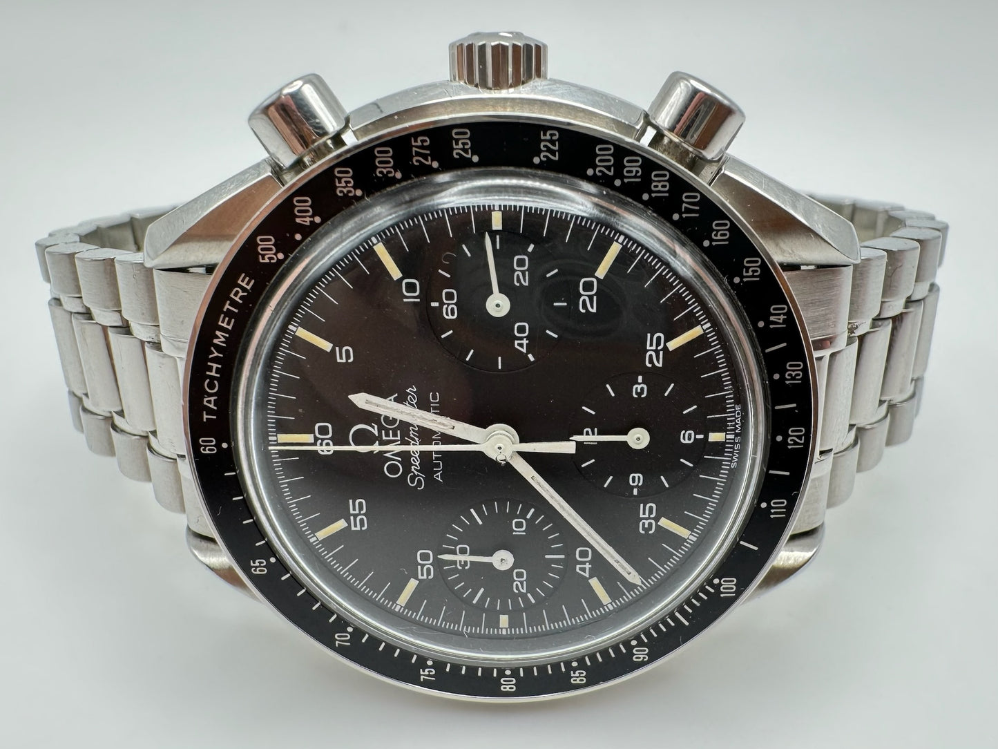 Omega Speedmaster Reduced with Tritium Dial