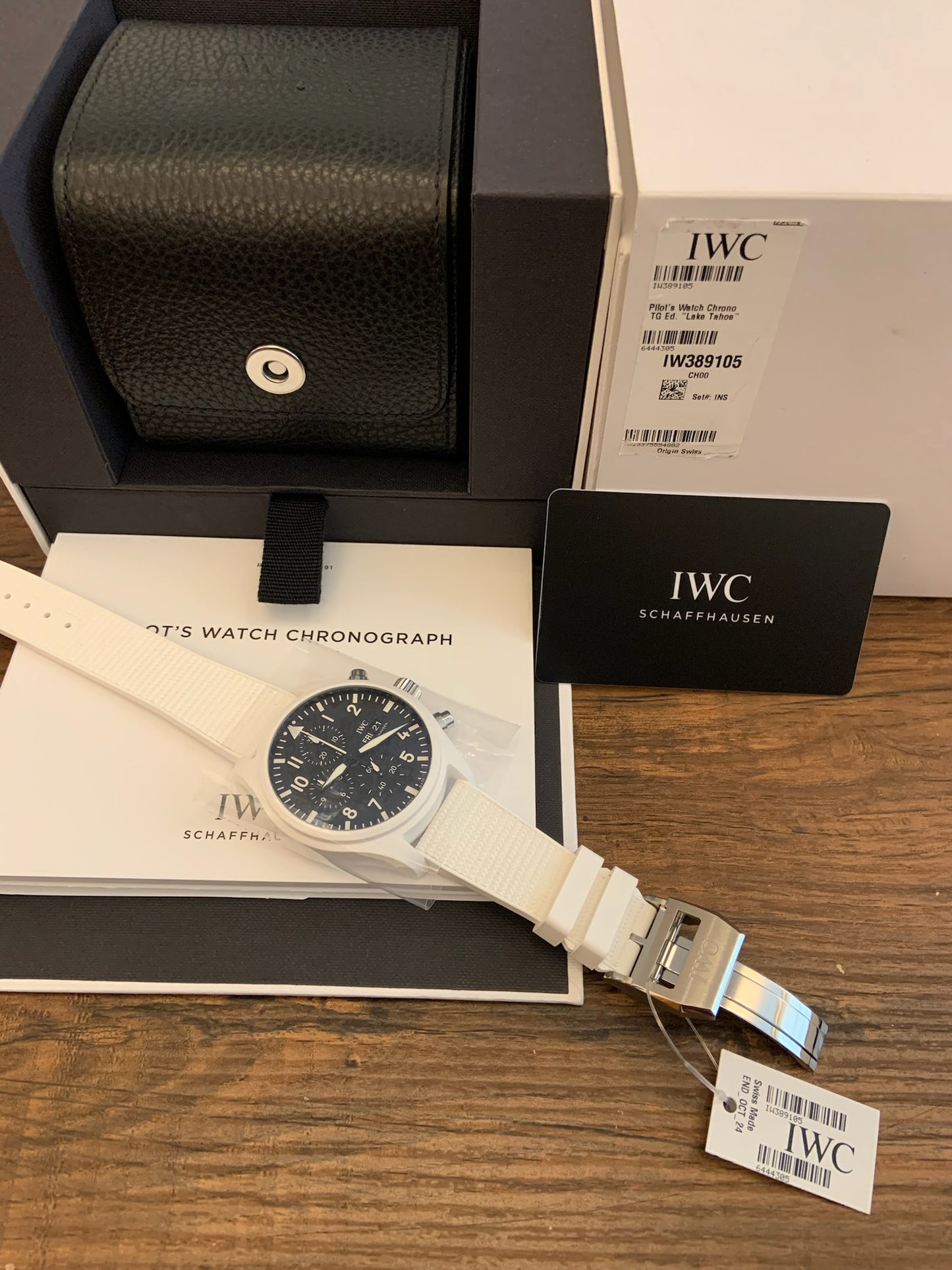 IWC Top Gun “Lake Tahoe” White Ceramic (New/Full-Set)