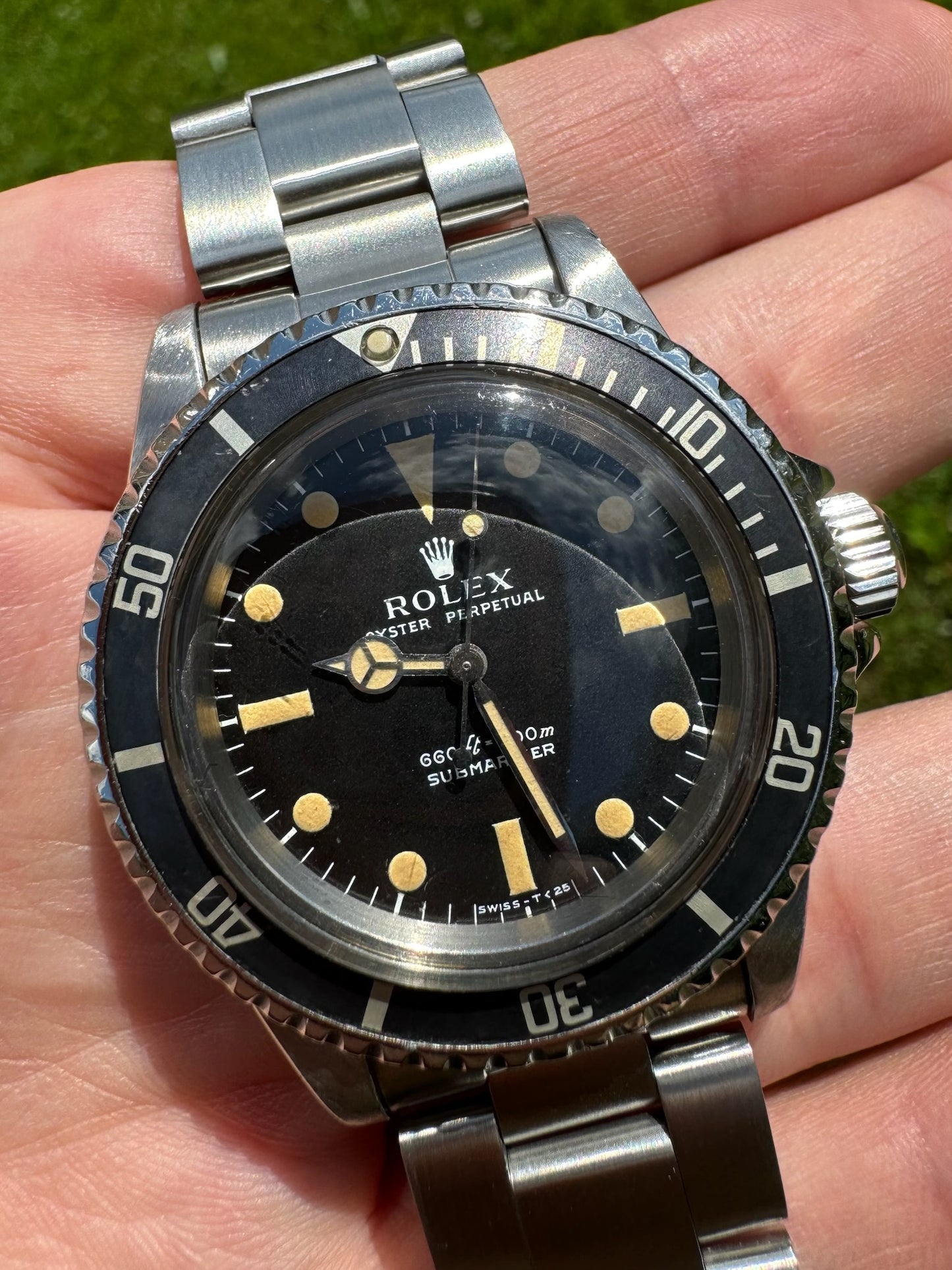 Rolex Submariner No Date “Serif Dial” Heavy Patina (Mint)