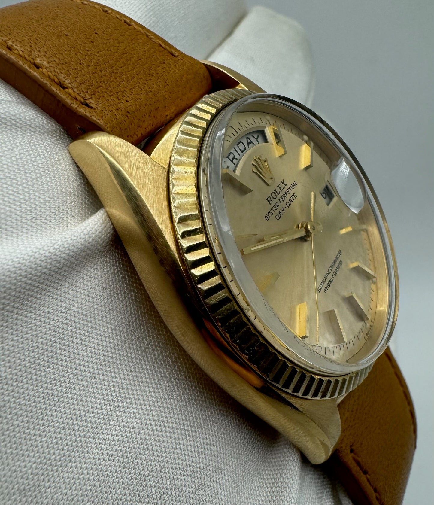 Rolex Day-Date 36 Yellow Gold with Champagne Dial 1960s