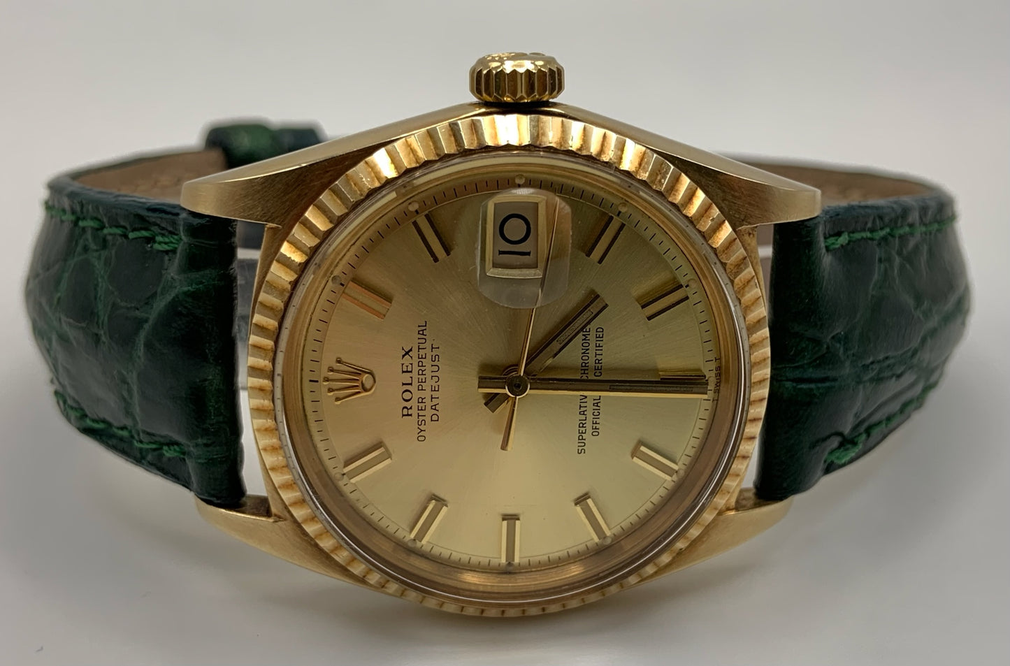 Rolex Datejust Vintage with Champagne “Wide Boy” Dial