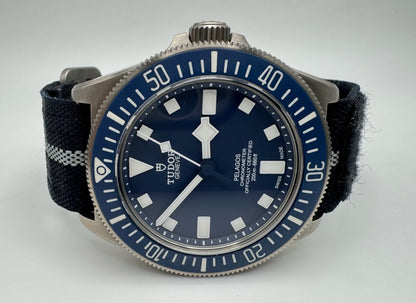 Tudor Pelagos Titanium Blue Dial 2022 (Full-Set/Unpolished)