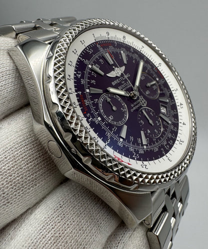 Breitling Bentley Motors For Bentley Motors 30 Seconds Chronograph Purple Dial Extremely Rare (Papers/Serviced)