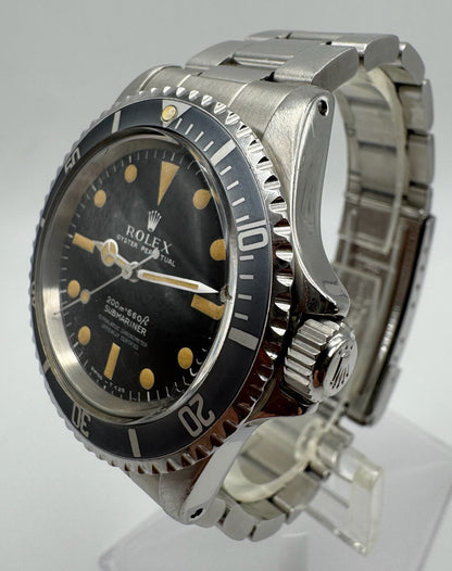 Rolex Submariner 5512 No Date “Meters First” Pumpkin Patina Zinc Sulfide 1968 (Full-Set/Serviced)