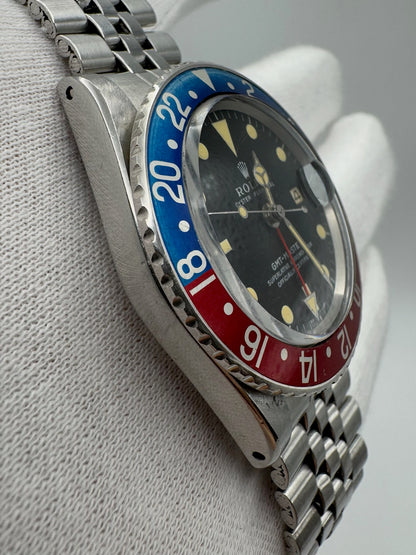 Rolex GMT-Master 1675 MK2 Pepsi Red Back Jubilee 1966