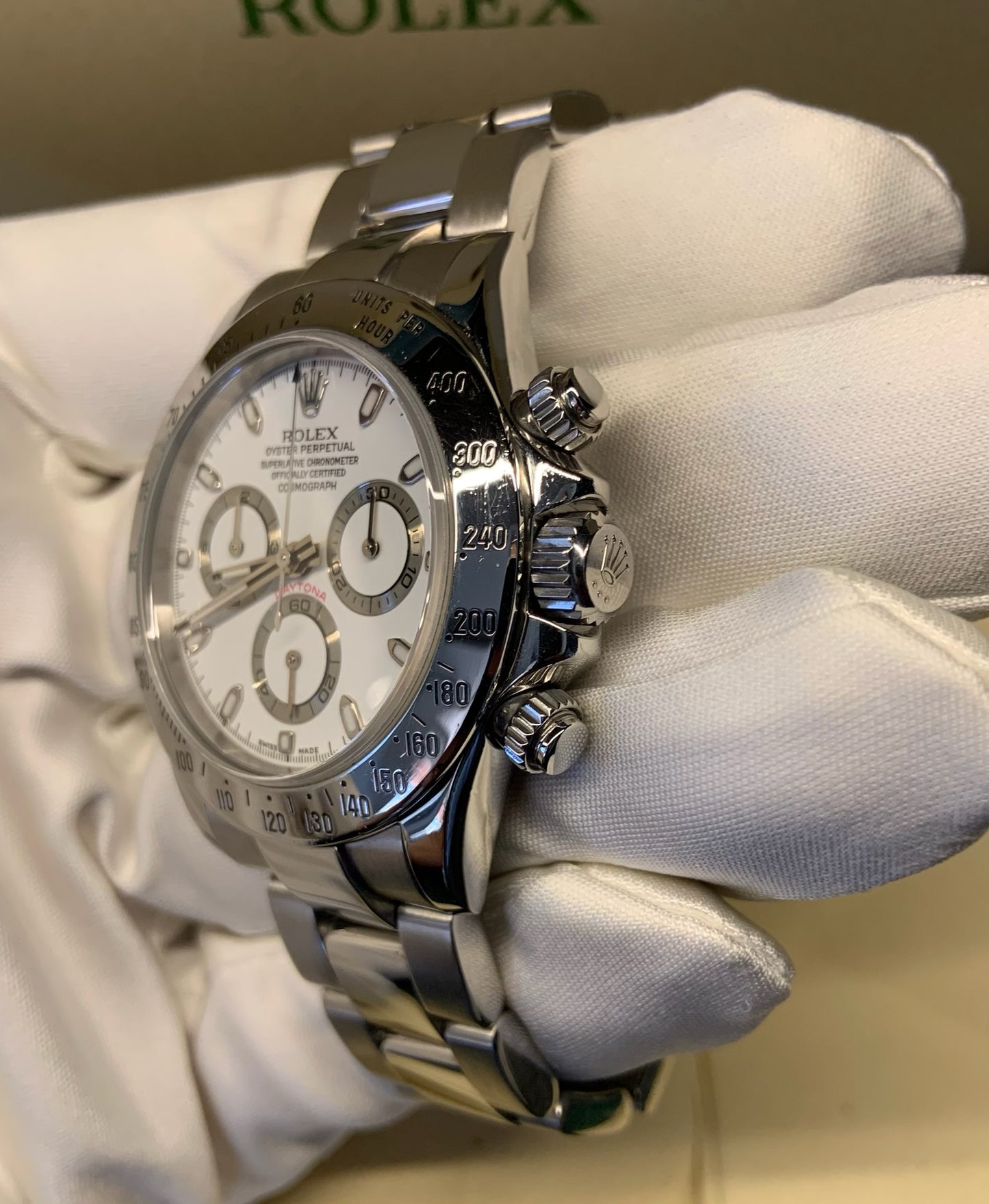 Rolex Daytona White Dial