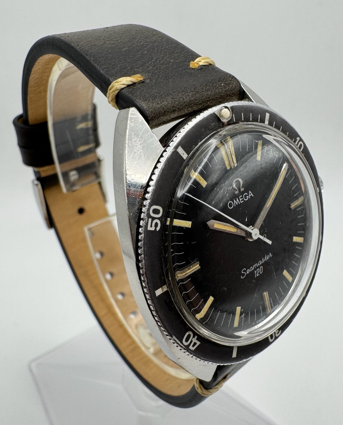 Omega Seamaster 120 Manual Winding Patina 1968 (Papers/Unpolished)