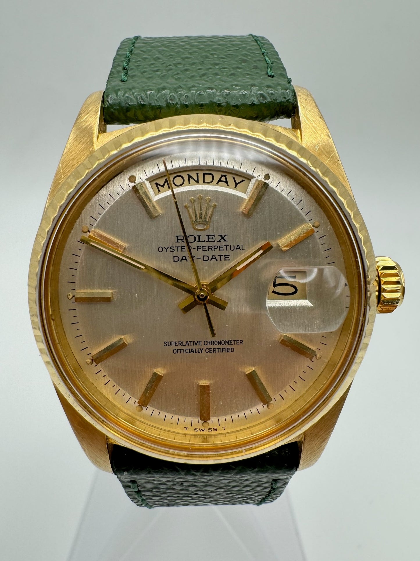 Rolex Day-Date 36 Yellow Gold with Silver Dial 1969