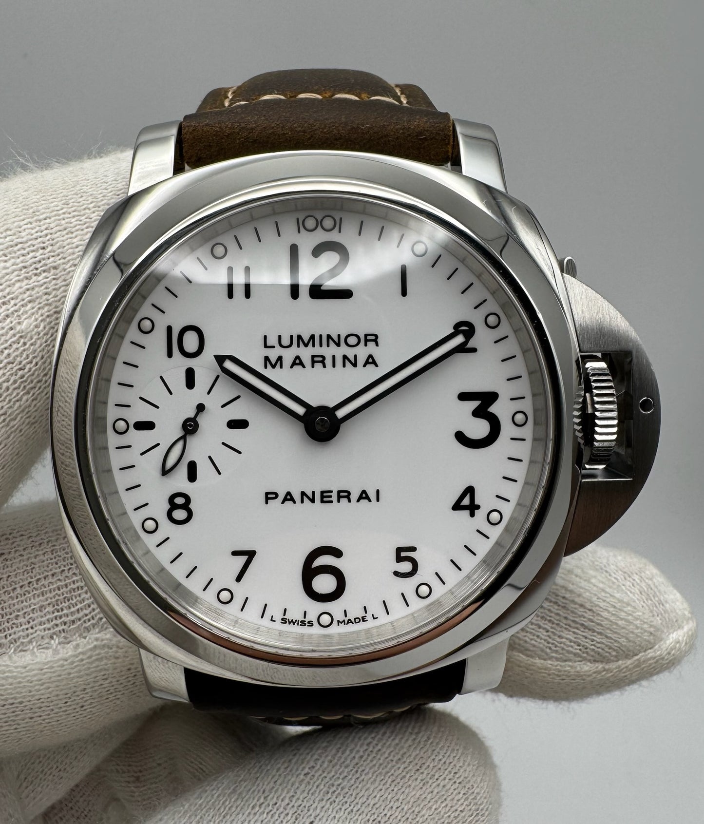 Panerai Luminor Marina 44 PAM113 White Dial 2011 (Full-Set/Mint)