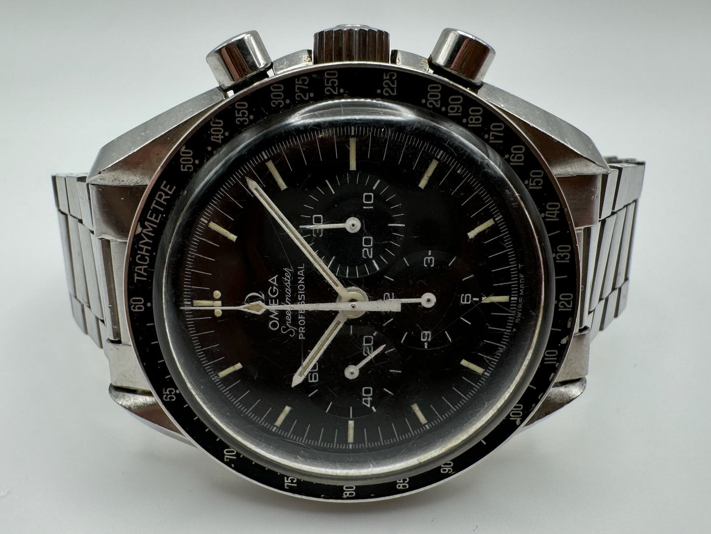 Omega Speedmaster with Black Step Dial 1969