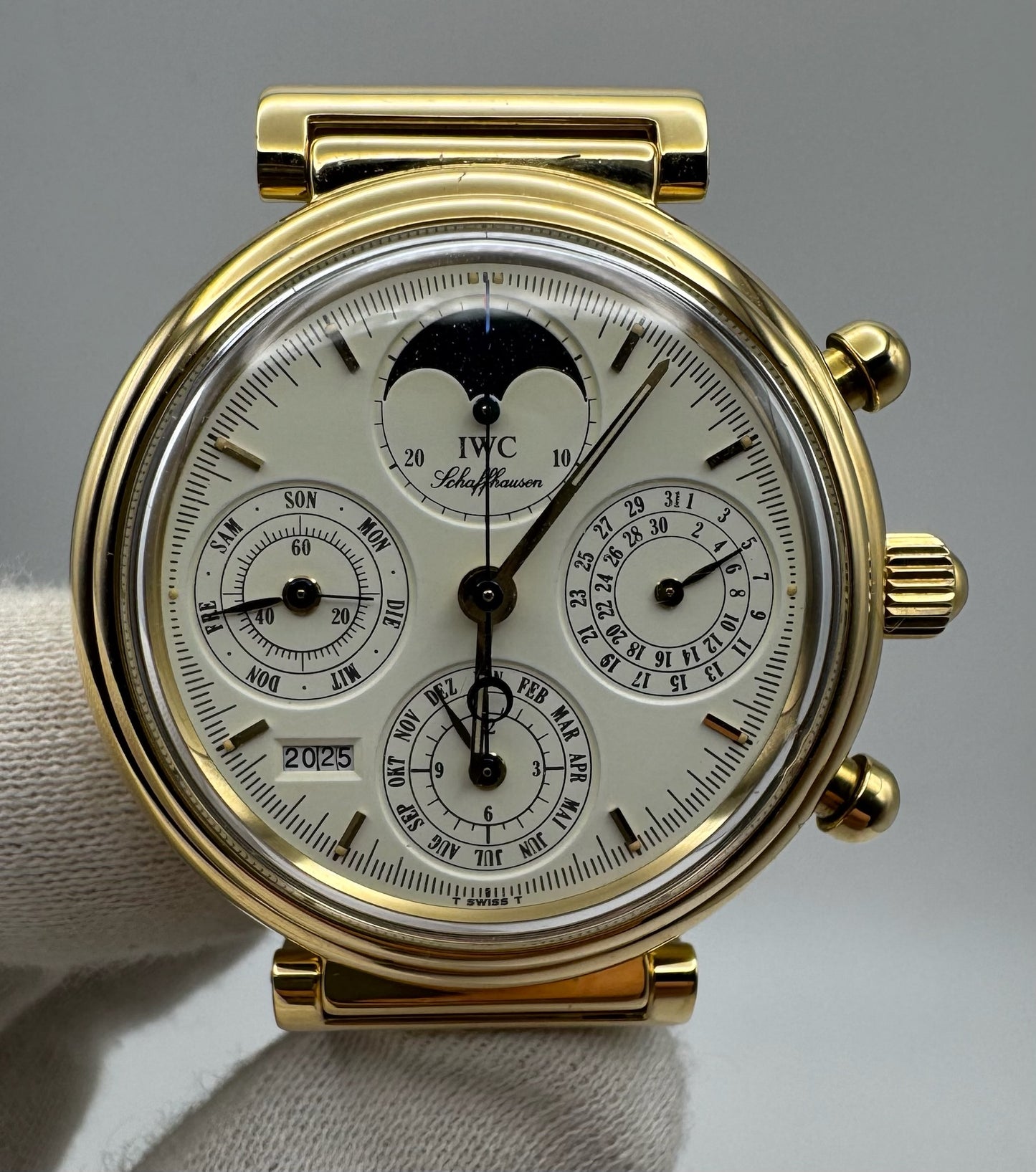 IWC Da Vinci Perpetual Calendar Chronograph Yellow Gold (Full-Set/Serviced)