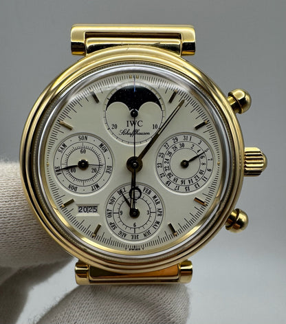 IWC Da Vinci Perpetual Calendar Chronograph Yellow Gold (Full-Set/Serviced)