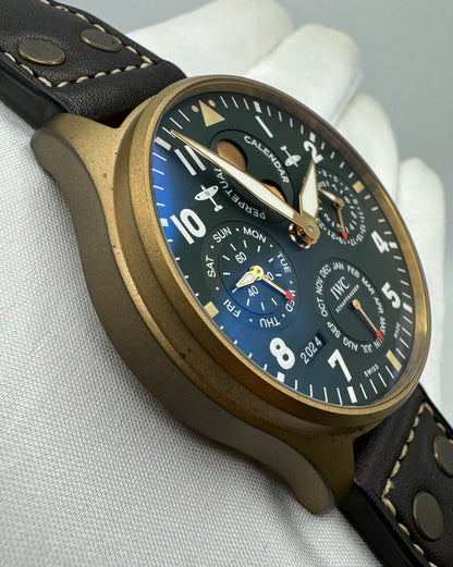 IWC Big Pilot Perpetual Calendar Spitfire Bronze #001/250 Limited (Full-Set/Warranty)