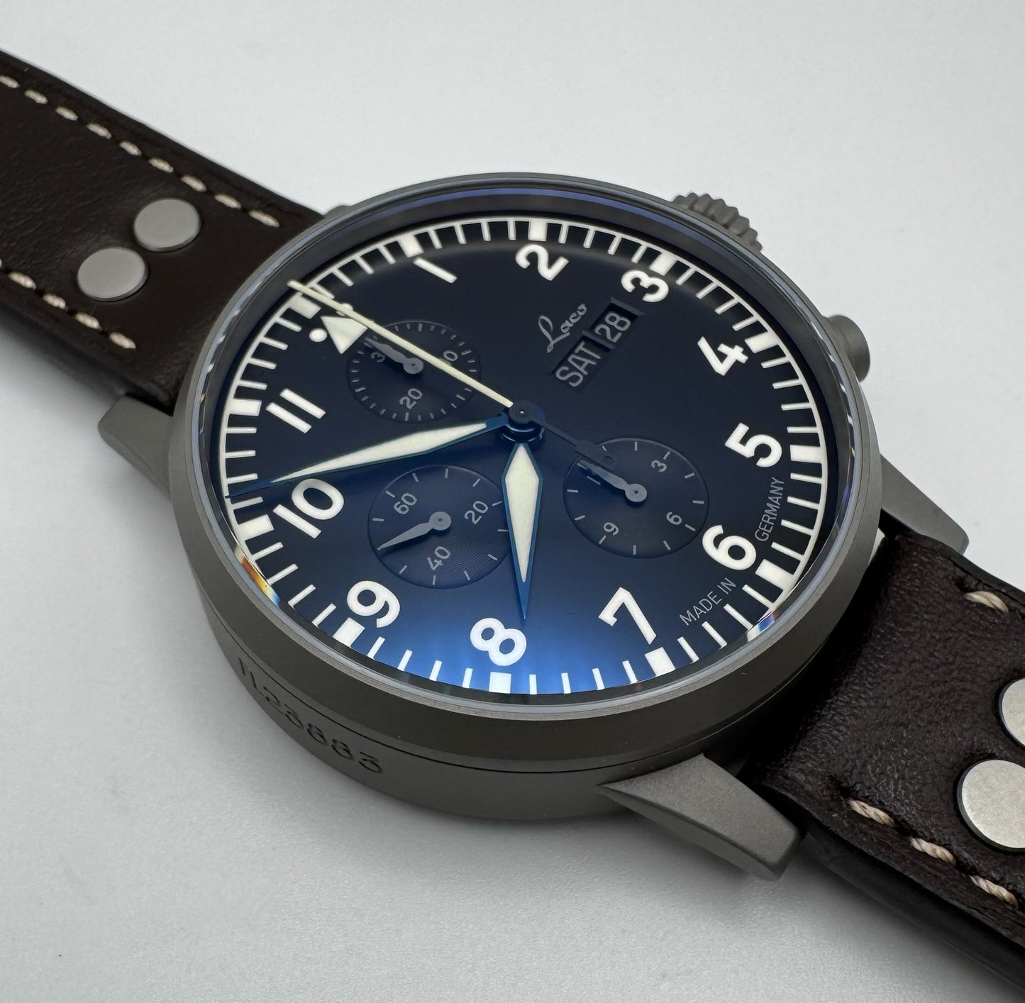 Laco Pilot München Chronograph Automatic 2020 Ltd Edition 200 Pcs (Full-Set/Unworn NOS)