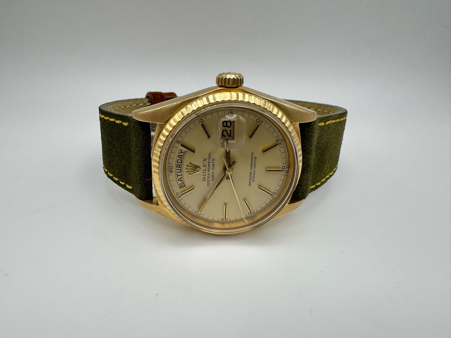 Rolex Day-Date 36 1803 Yellow Gold 18K Champagne Dial 1968