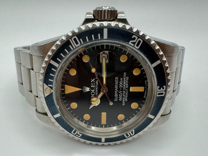 Rolex Submariner Date 1680 Crazy Patina Blue Insert (Unpolished/Full-Set)