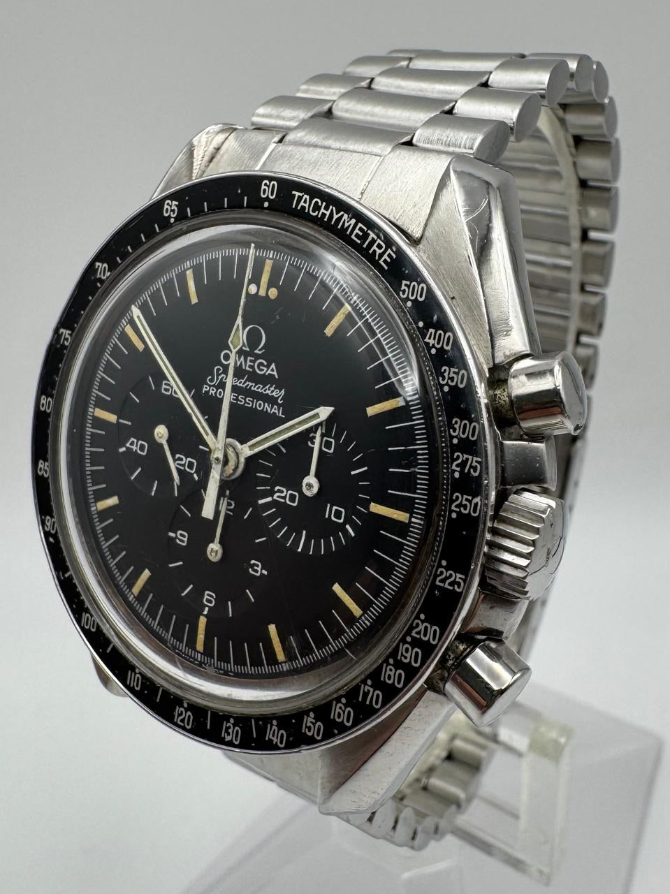 Omega Speedmaster Professional Moonwatch Full Steel Yellow Patina 1978 (Serviced)