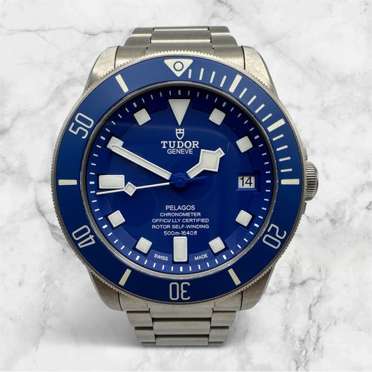Tudor Pelagos Full Titanium Blue Dial 2022 (Full-Set/Unpolished)