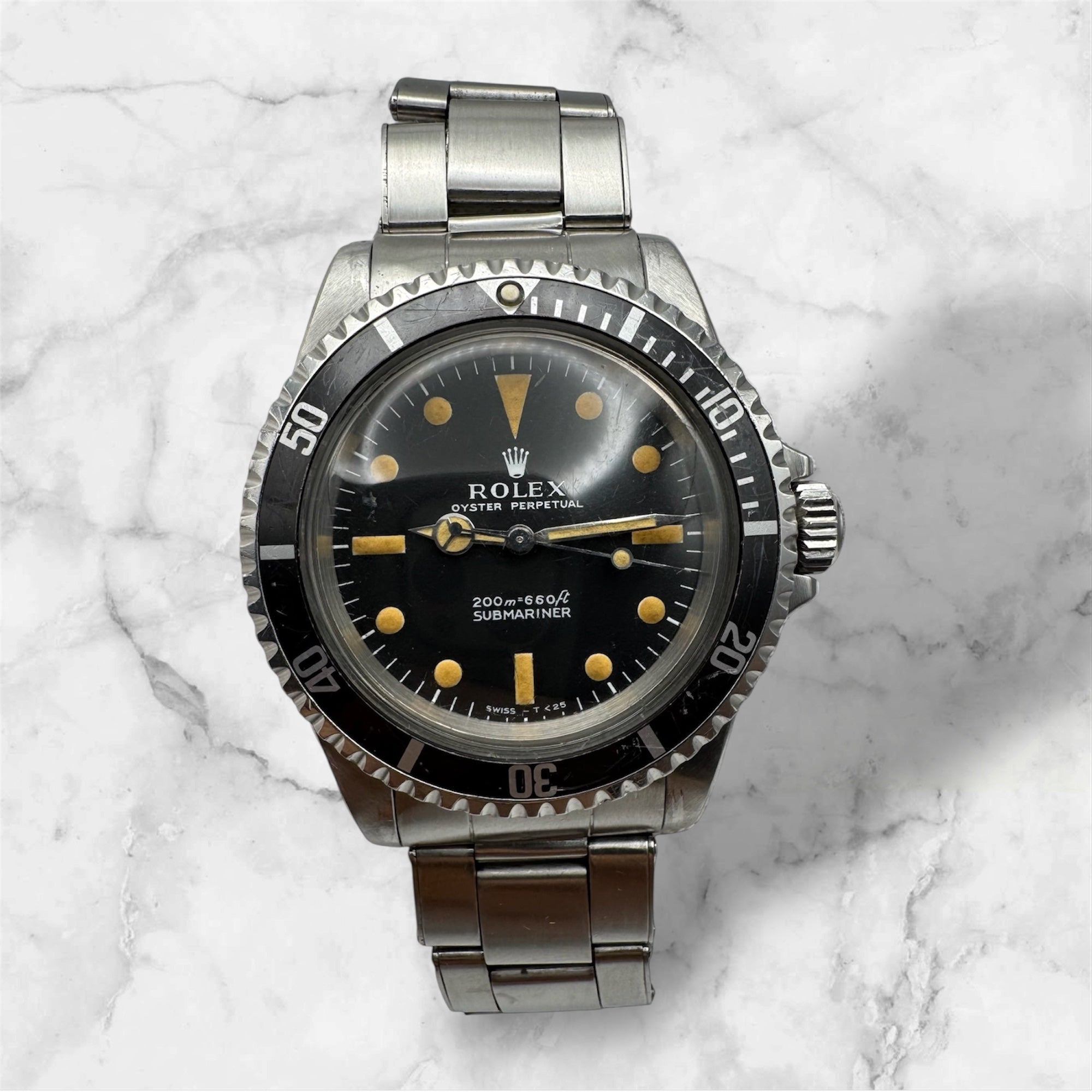 Rolex Submariner No Date 5513 “Meters First” Zinc Sulfide Pumpkin