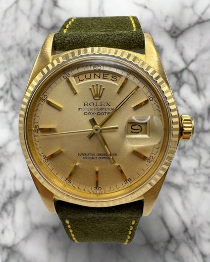 Rolex Day-Date 36 Yellow Gold with Champagne Dial 1968