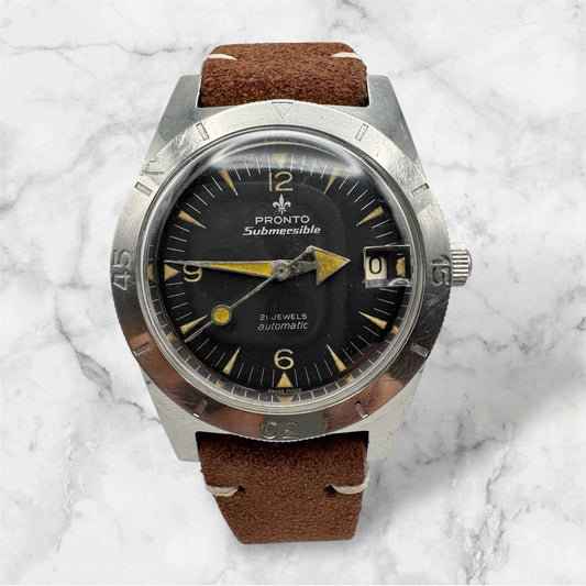 Pronto Submersible Skin Diver Steel Auto Broad Arrow 1960