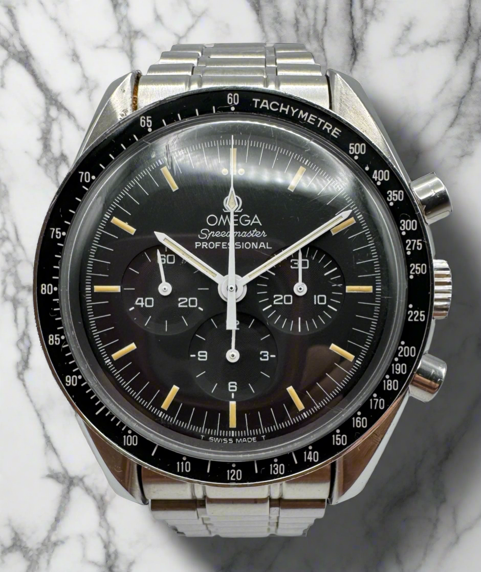 Omega Speedmaster Professional Moonwatch with Tritium Dial (Unpolished)